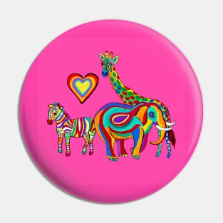 Rainbow Savanna (pink) Pin