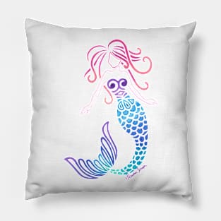 Tribal Mermaid Pillow