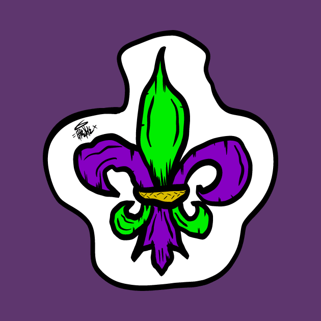 Fleur De Lis Broke Design by Broke Knock Life