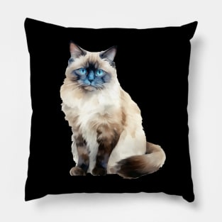 Birman Cat Pillow