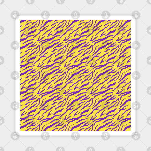 80s Tiger Stripes Magnet by machmigo