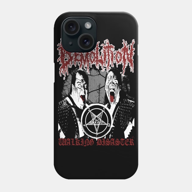 "DEMOLITION (black metal)" Phone Case by joeyjamesartworx