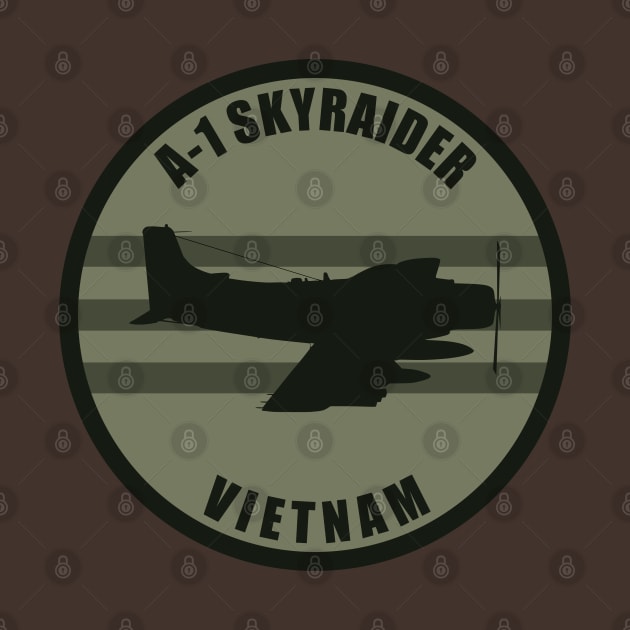 A-1 Skyraider Vietnam by TCP