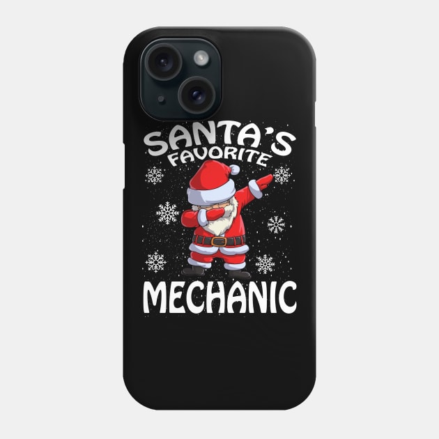 Santas Favorite Mechanic Christmas Phone Case by intelus