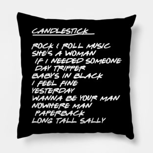 Candlestick Setlist Pillow