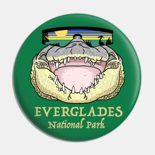 Cool Everglades Crocodile Pin