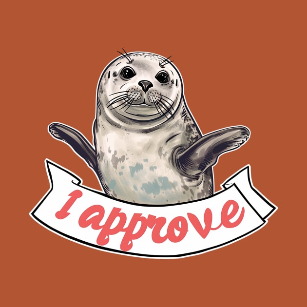 seal of approve by Stephanie Francoeur Art