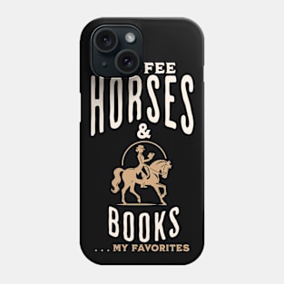 Horse Girl Coffee Lover Phone Case