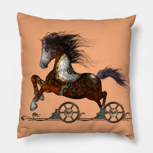 Wonderful steampunk horse Pillow