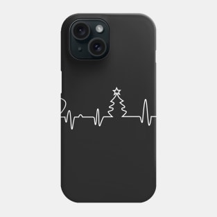 Christmas Tree in Heartbeat Phone Case