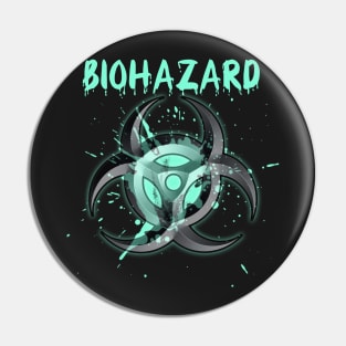 organic biohazard Pin