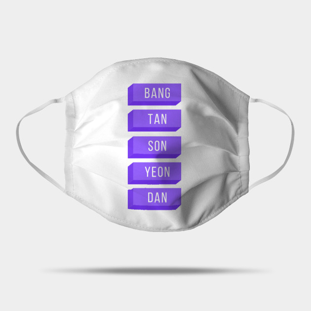 Bts 방탄소년단 Purple Bts Mask Teepublic