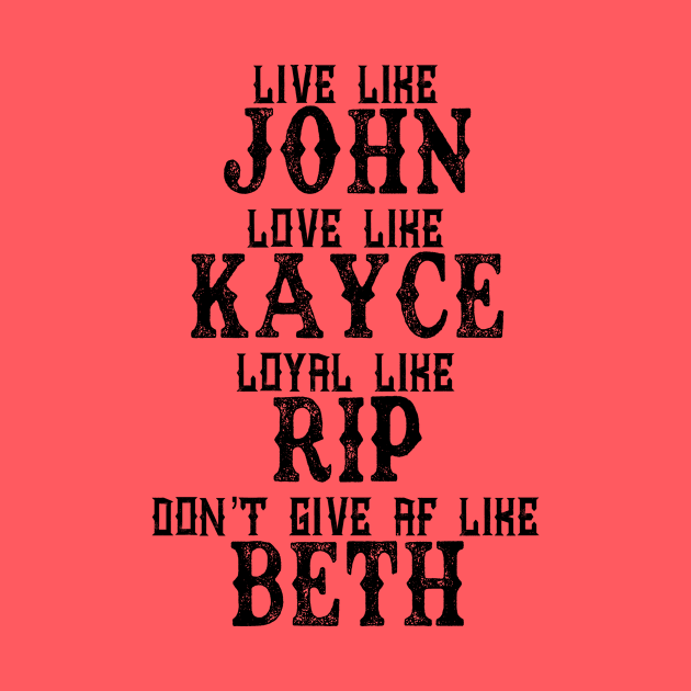 John Kayce Rip Beth by EJTees