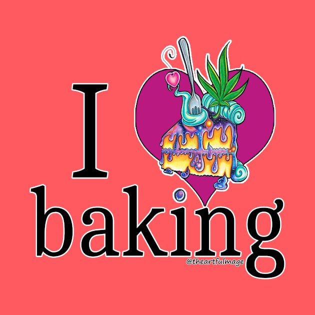 I Heart Baking (Space Cake Version) by Artful Magic Shop