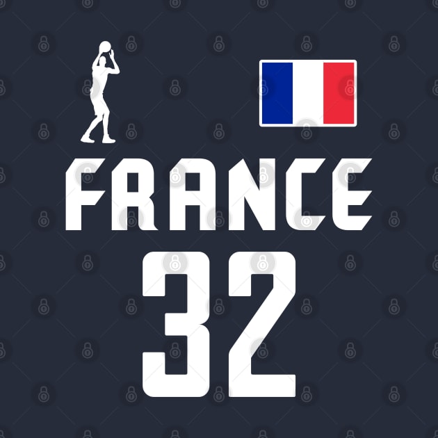 Wembanyama France Jersey (Front/Back) by darklordpug