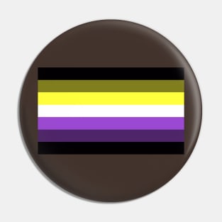 Custom-Colored Nonbinary Pride Flag Pin