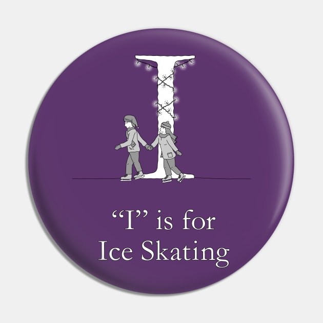 I is for Ice Skating Pin by TheWanderingFools