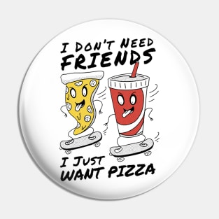 Funny food companions Pin