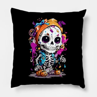 Halloween Skeleton funny Pillow