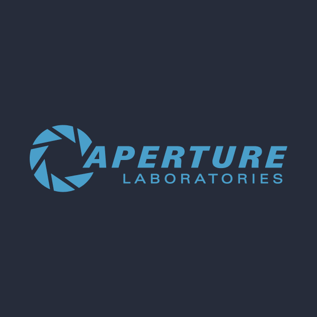 APERTURE LABORATORIES - NEON BLUE by mixtee