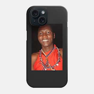 Moran Portrait, Maasai, or Masai, of Kenya & Tanzania Phone Case
