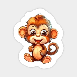 Baby Monkey Magnet