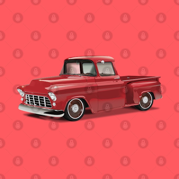 1955 Chevrolet Pickup Classic Truck by TheStuffInBetween