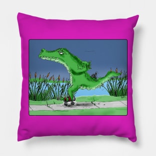 Gator Skater Pillow