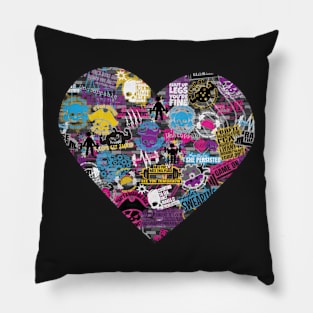 Powerlifting Graffiti Pillow