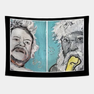 The Moondogs (Moondog Rex and Spot) Tapestry