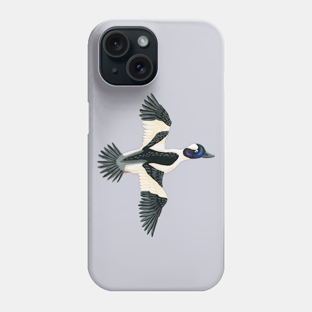 Bufflehead Duck Phone Case by paintedpansy