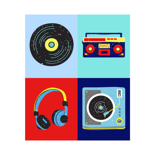 Vintage DJ Pop Art - Art of DJ by ArtOfDJShop