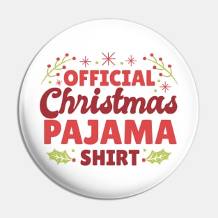 CHRISTMAS PAJAMA SHIRT Pin