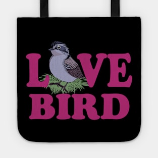 Fantail Love Bird Design Tote