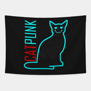 Cat punk Tapestry