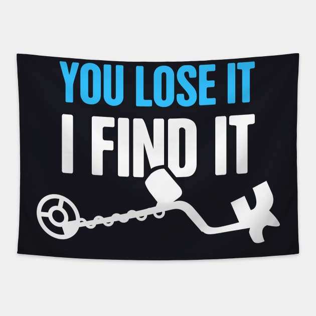 Funny Metal Detecting / Metal Detector Gift Tapestry by MeatMan