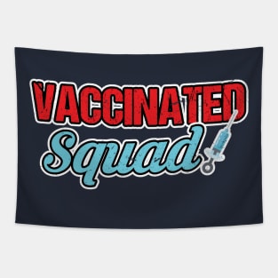 Pro Vaccination Quote - Vaccination Squad Tapestry