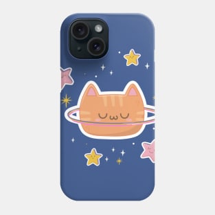 The Faraway But Ridiculously Cute Planet Of Caturn Phone Case