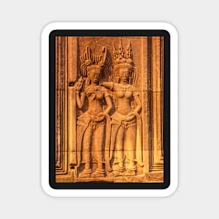 Apsara carvings Magnet