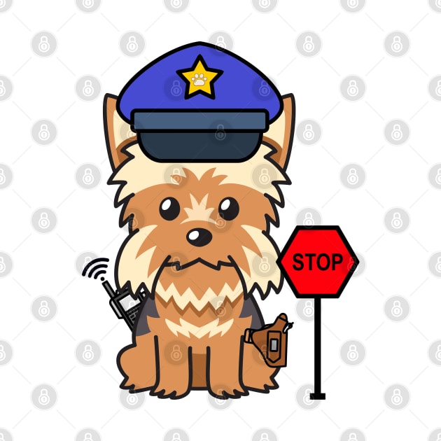 Police Dog Yorkshire Terrier by Pet Station