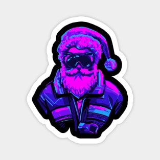 Cyberpunk Santa Claus Magnet