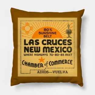 Classic Las Cruces New Mexico Pillow