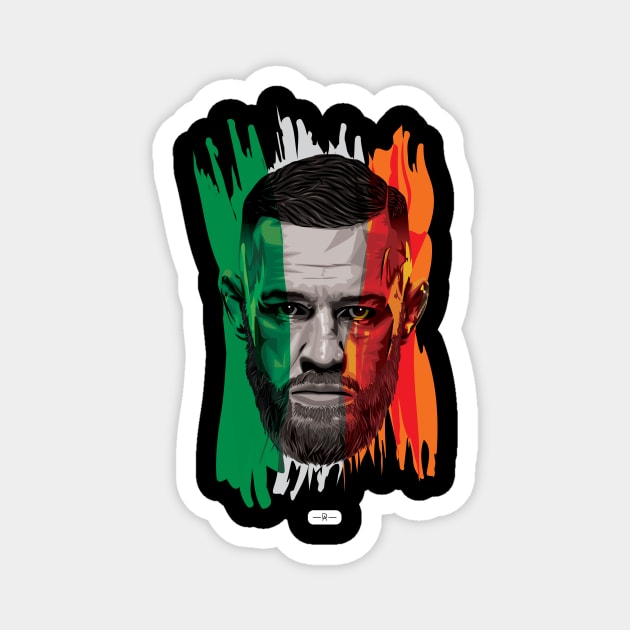 Irish Paint Conor Magnet by deenallydesigns