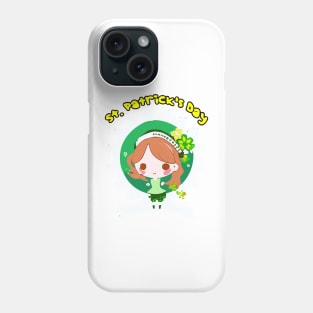 on St. Patrick’s Day bird bag Phone Case