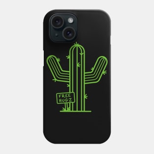 Free Hugz Cactus (Green) [Rx-Tp] Phone Case