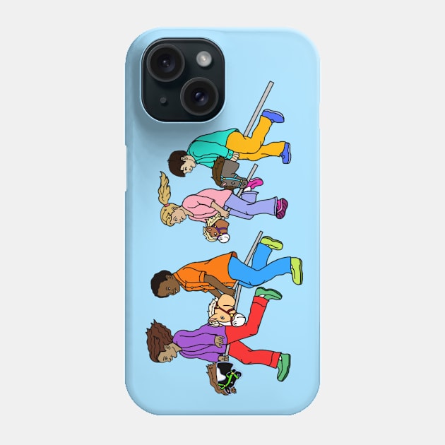 Childhood Hobby Horse Race Phone Case by Art by Deborah Camp