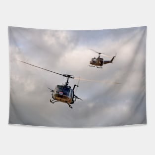Bell UH-1 Iroquois Helicopters - (A Pair of Hueys) Tapestry