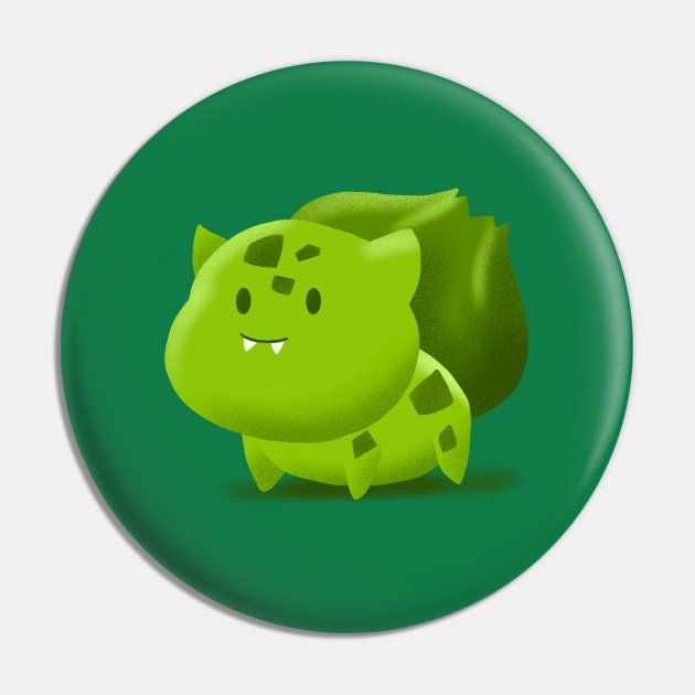 Green Toad Pin by janlangpoako