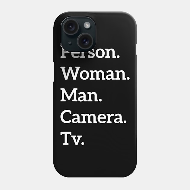 Person Woman Man Camera Tv T-Shirt Premium Phone Case by oblongataexpand