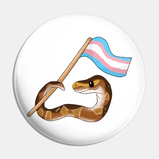 Ball Python Pride [Normal Morph, Transgender] Pin